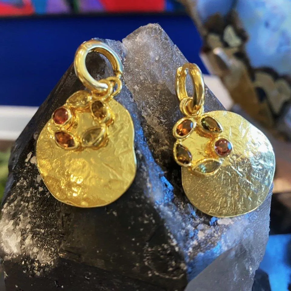 "Morning" Tourmaline Earrings