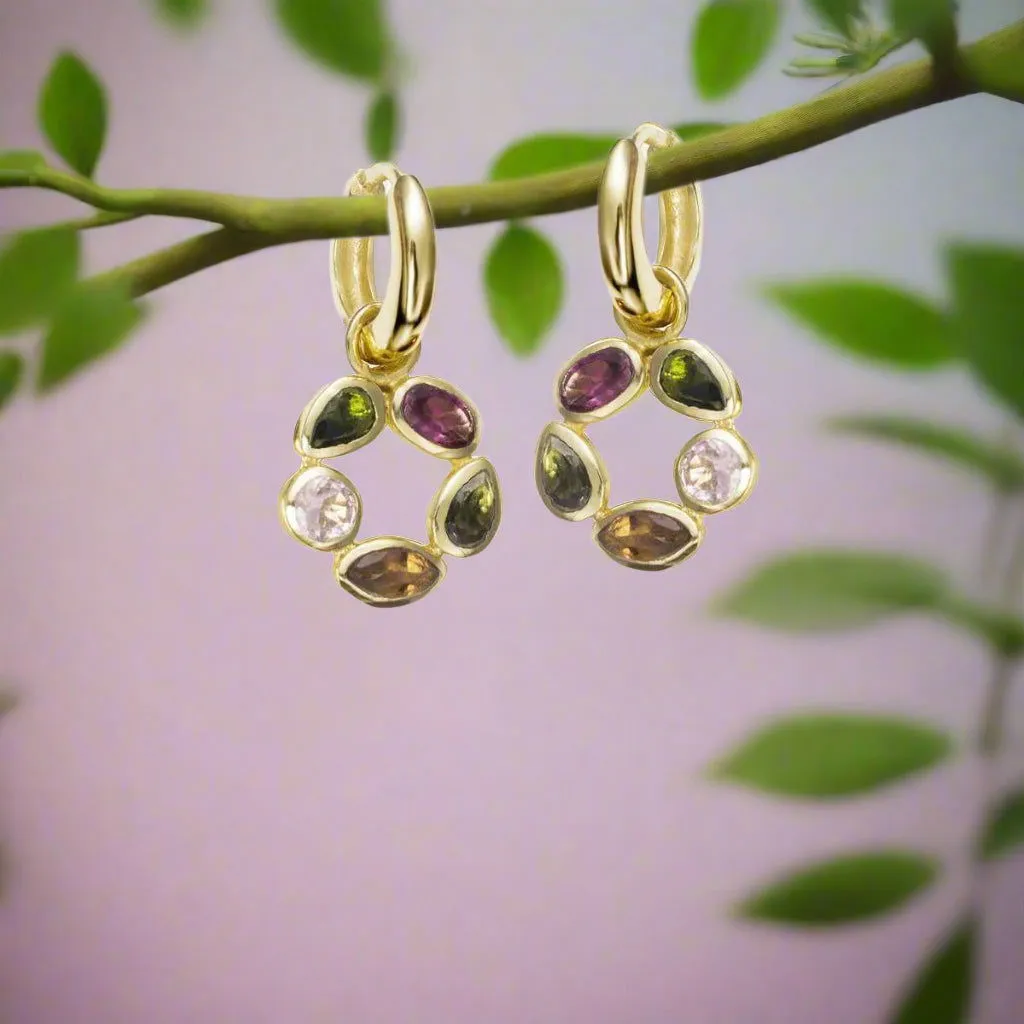 "Morning" Tourmaline Earrings