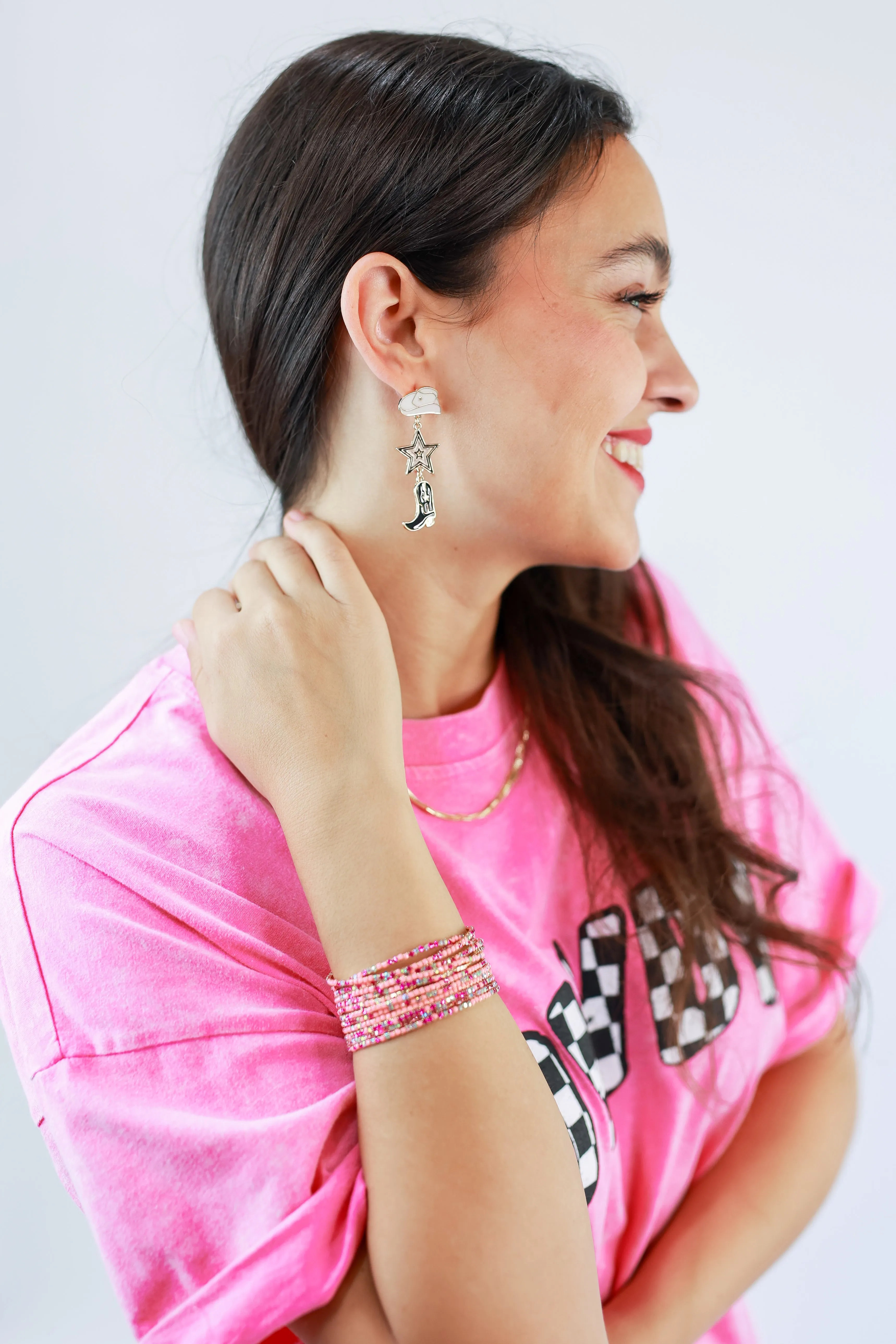 Rodeo Chic Earrings In Black