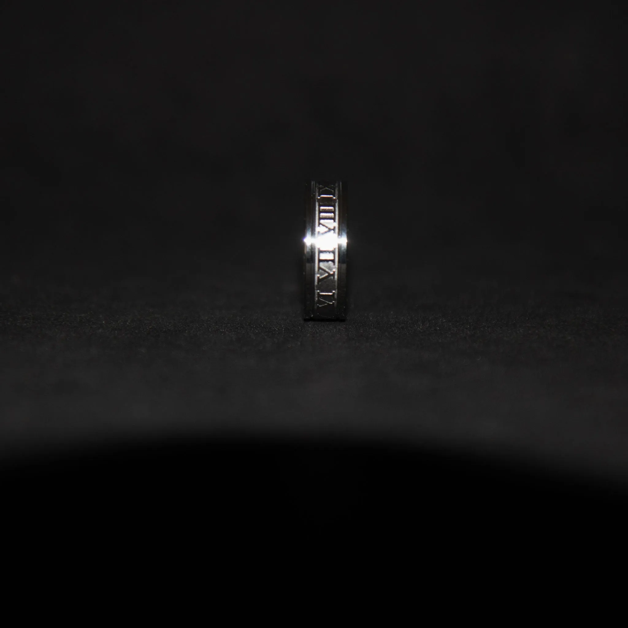 Roman Numeral Ring - Silver