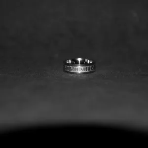 Roman Numeral Ring - Silver