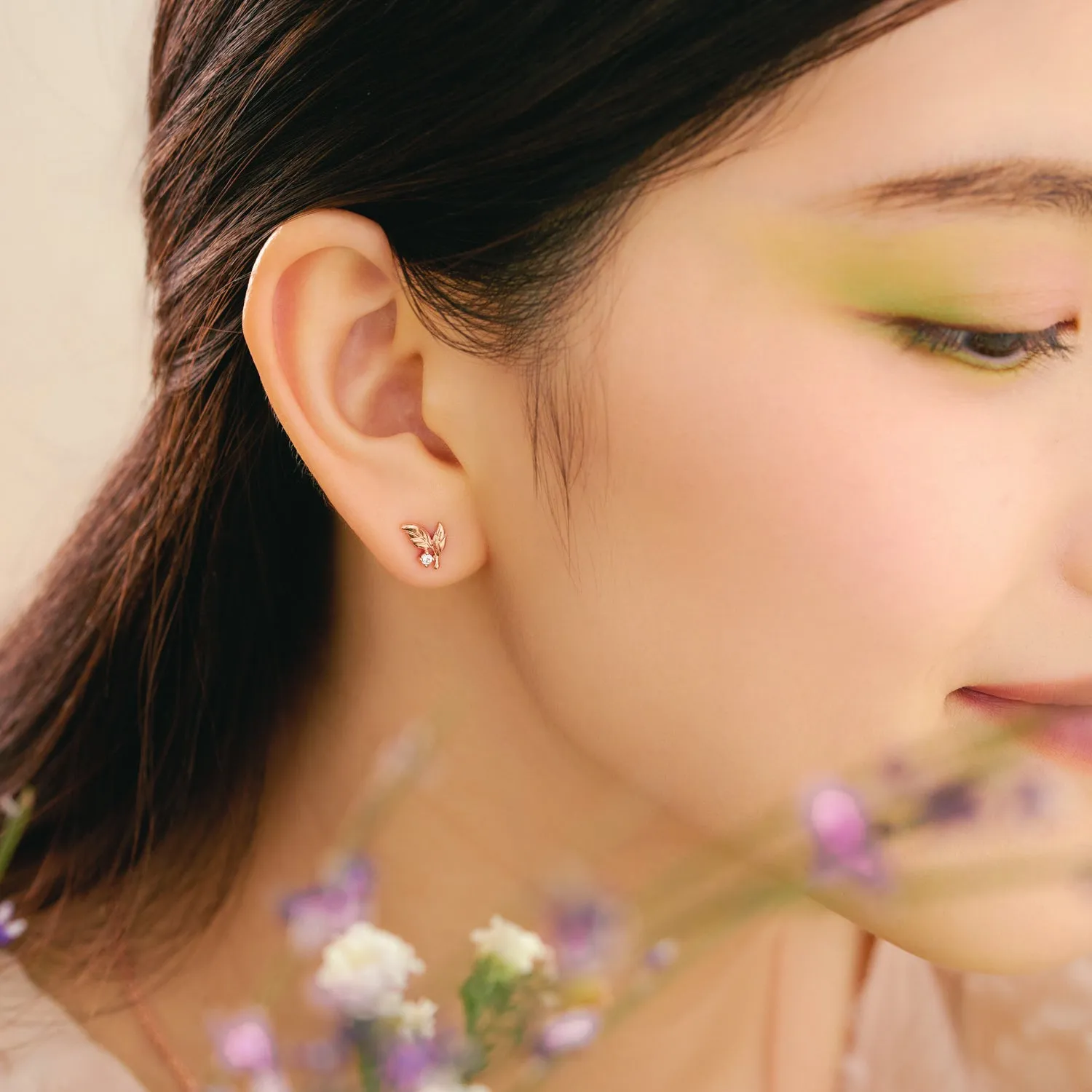 Rose Gold Elowyn Studs