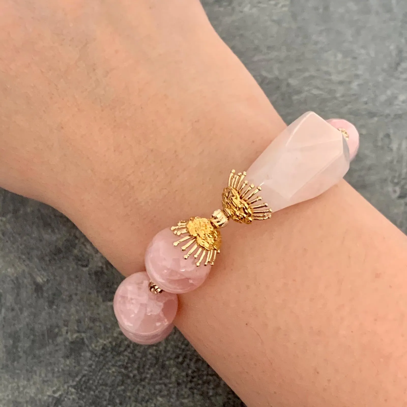 Roses & Rocks Bracelet
