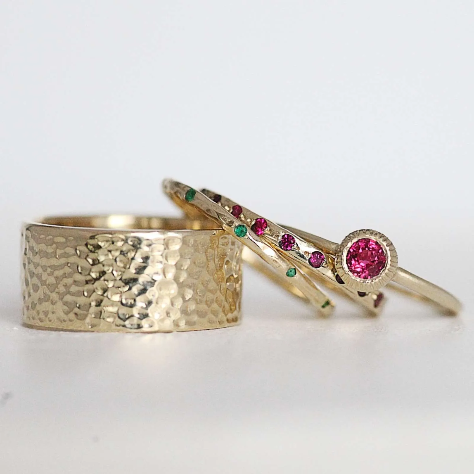 Ruby Solitaire Engagement Ring