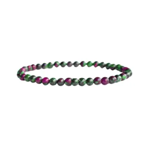 Ruby Zoisite Bracelet 4mm