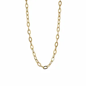 Sage Wide 5mm Chain Link Necklace