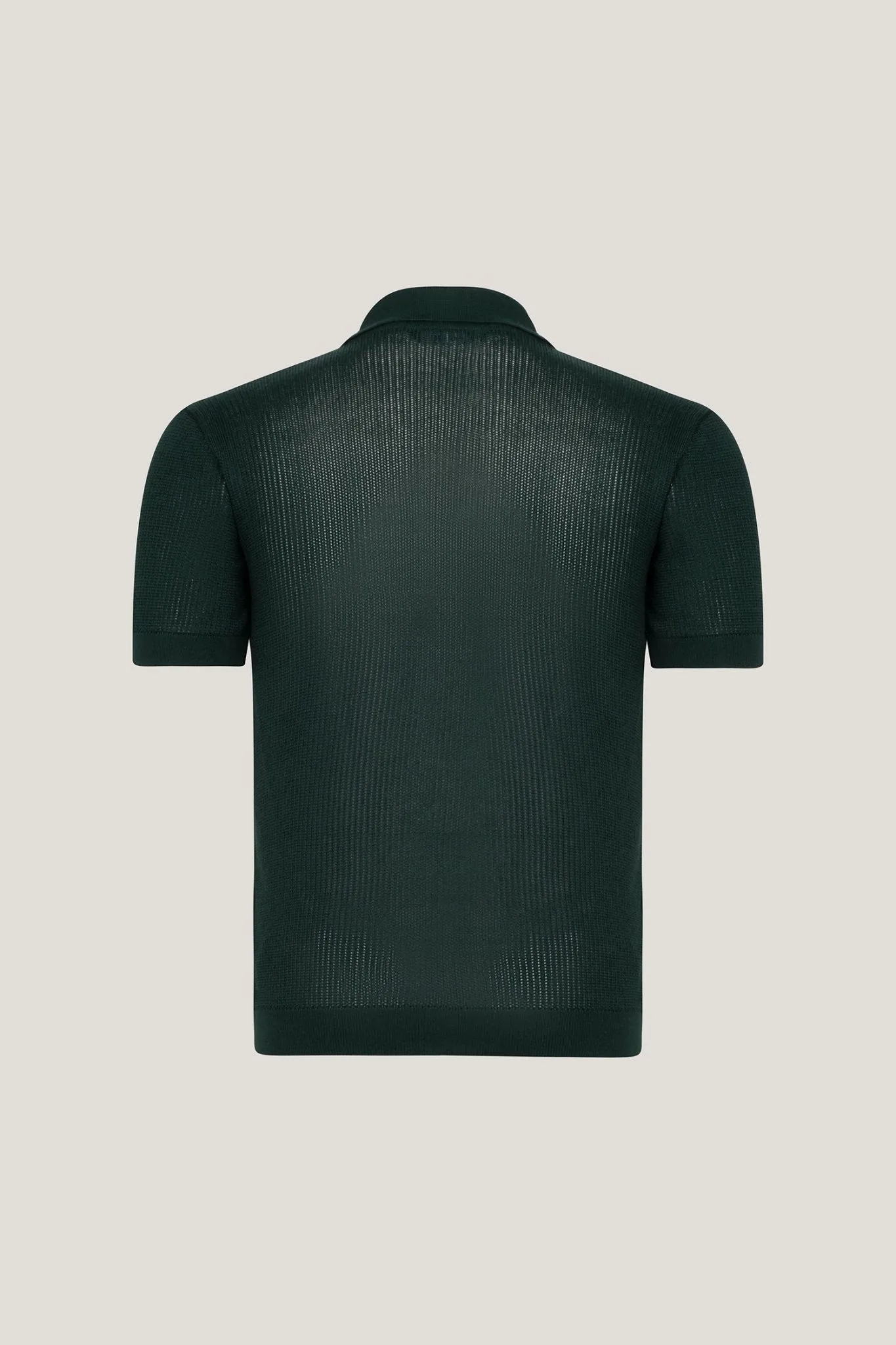 See Through Button Down Mesh Top - Green