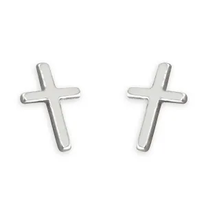 Simple Cross Earrings