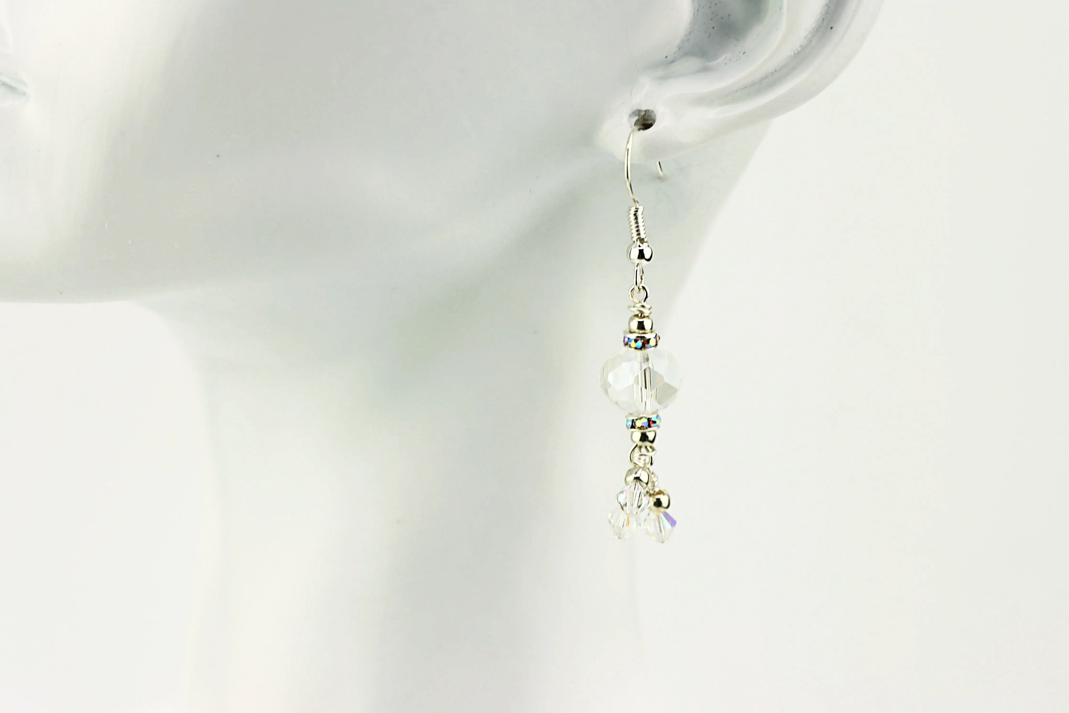 Simple Crystal Earrings