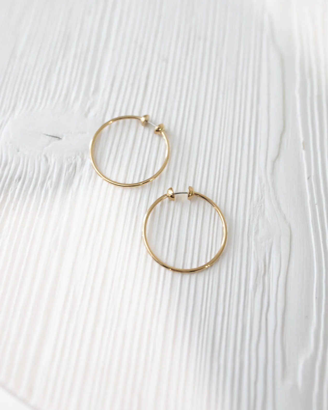 Simple Gold Hoops