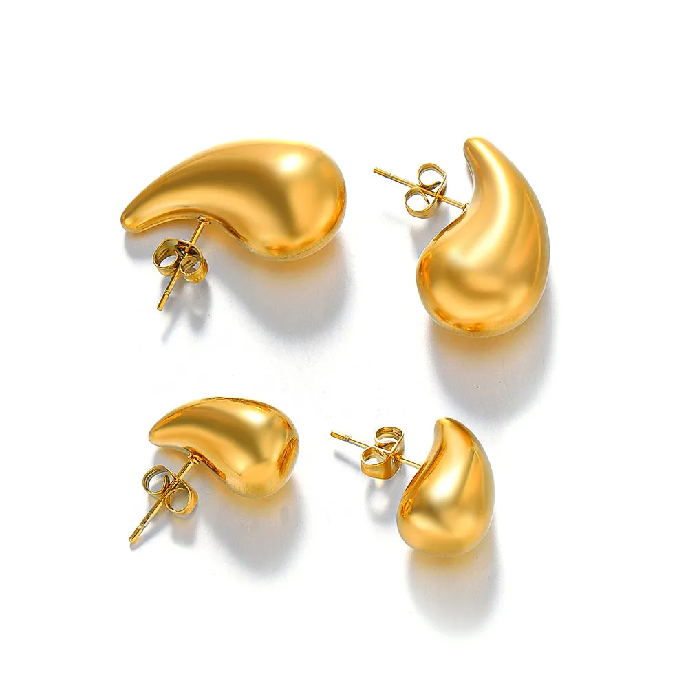 Small Water Droplets Earrings