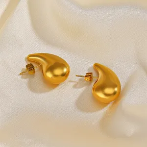 Small Water Droplets Earrings