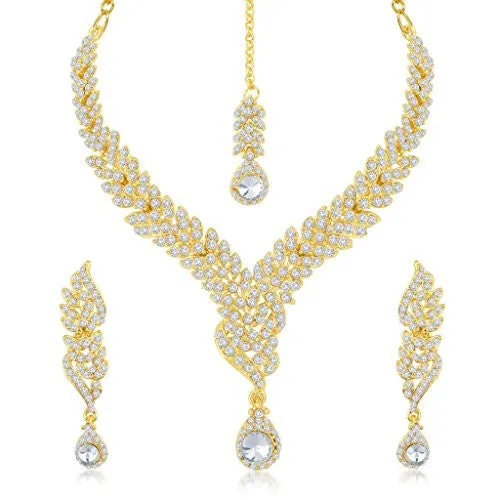 Sukkhi Graceful 2 Pieces Necklace Set Combo for Women