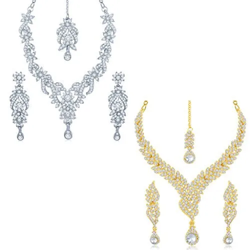 Sukkhi Graceful 2 Pieces Necklace Set Combo for Women