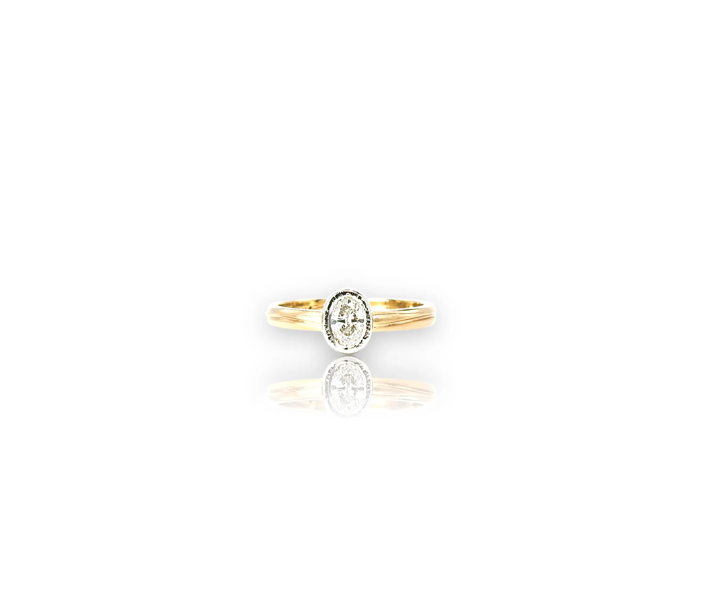 Tailored Oval planish bezel
