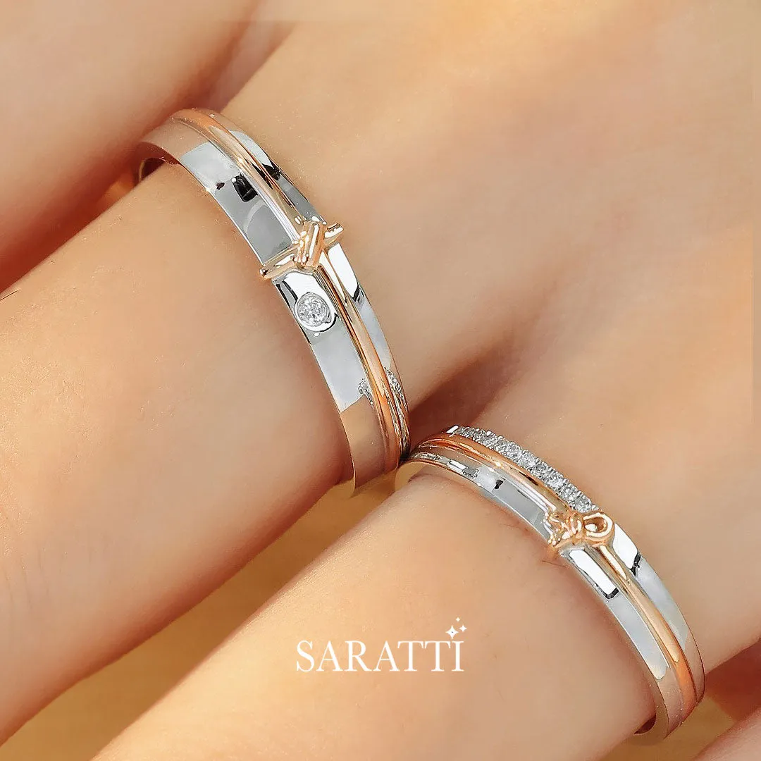 The Love Notes Wedding Band Set | His & Hers