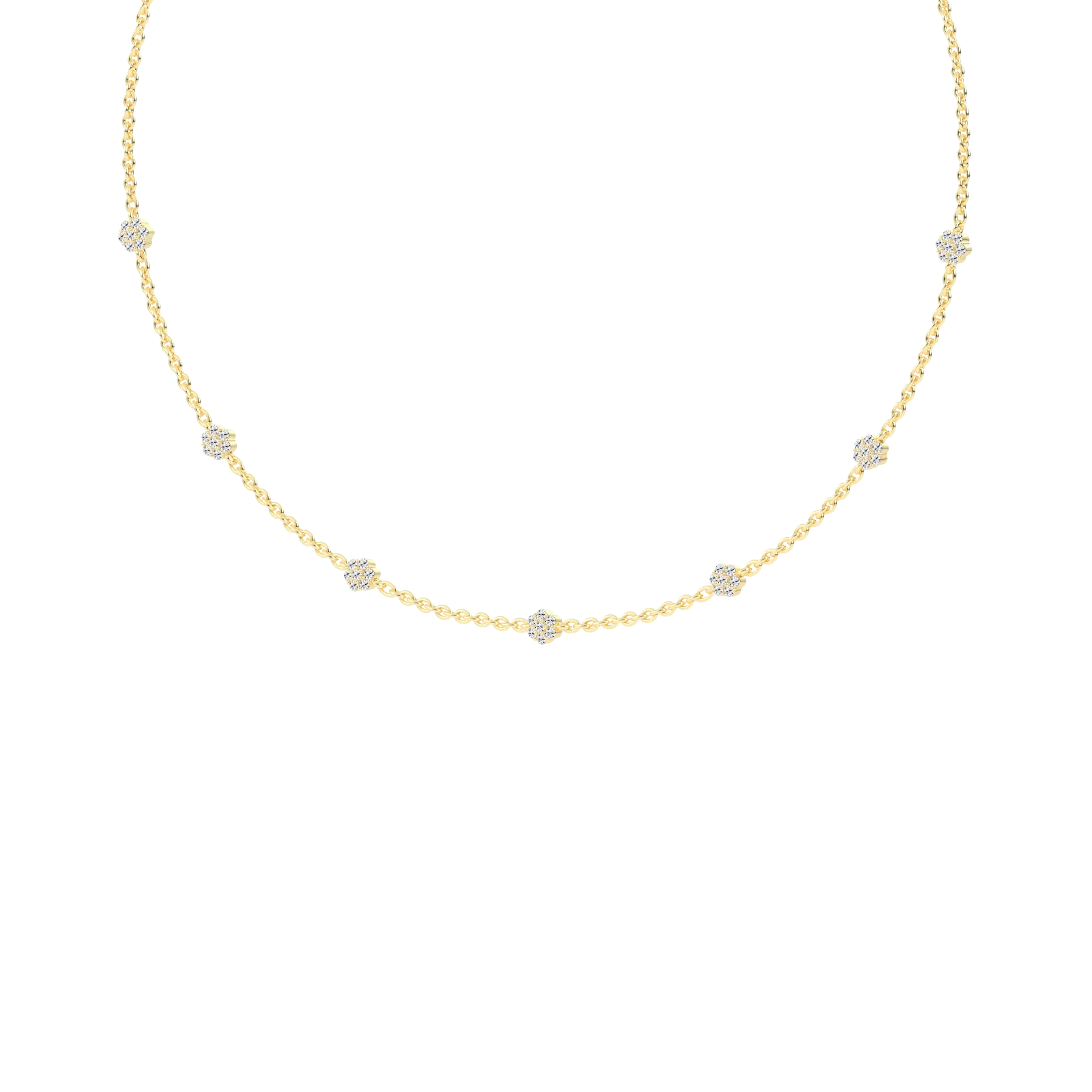 Timeless grace diamond Gold necklace