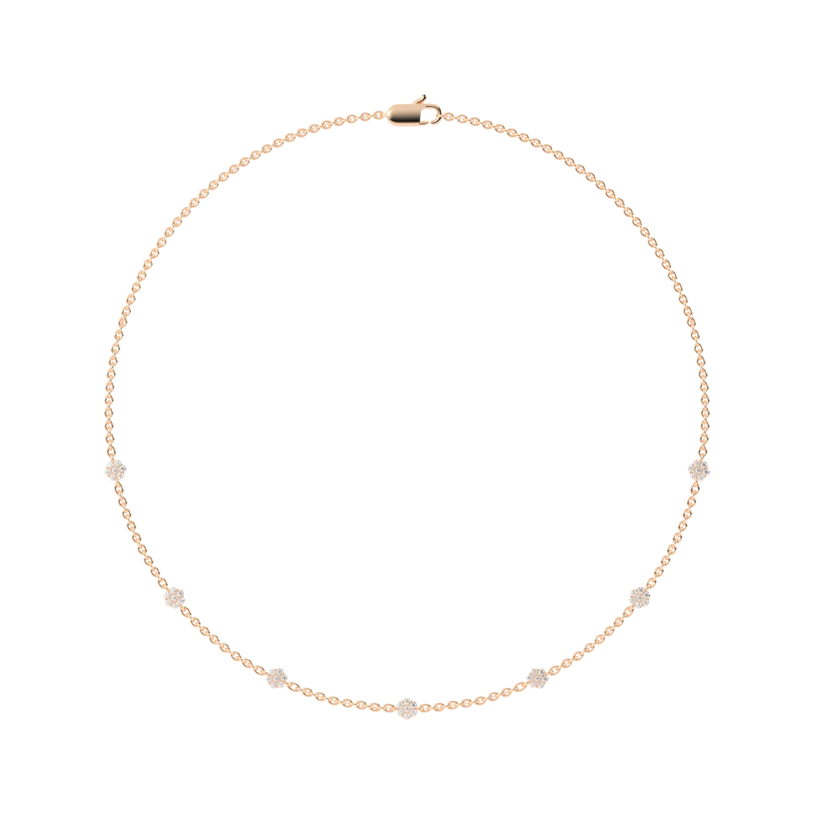 Timeless grace diamond Gold necklace