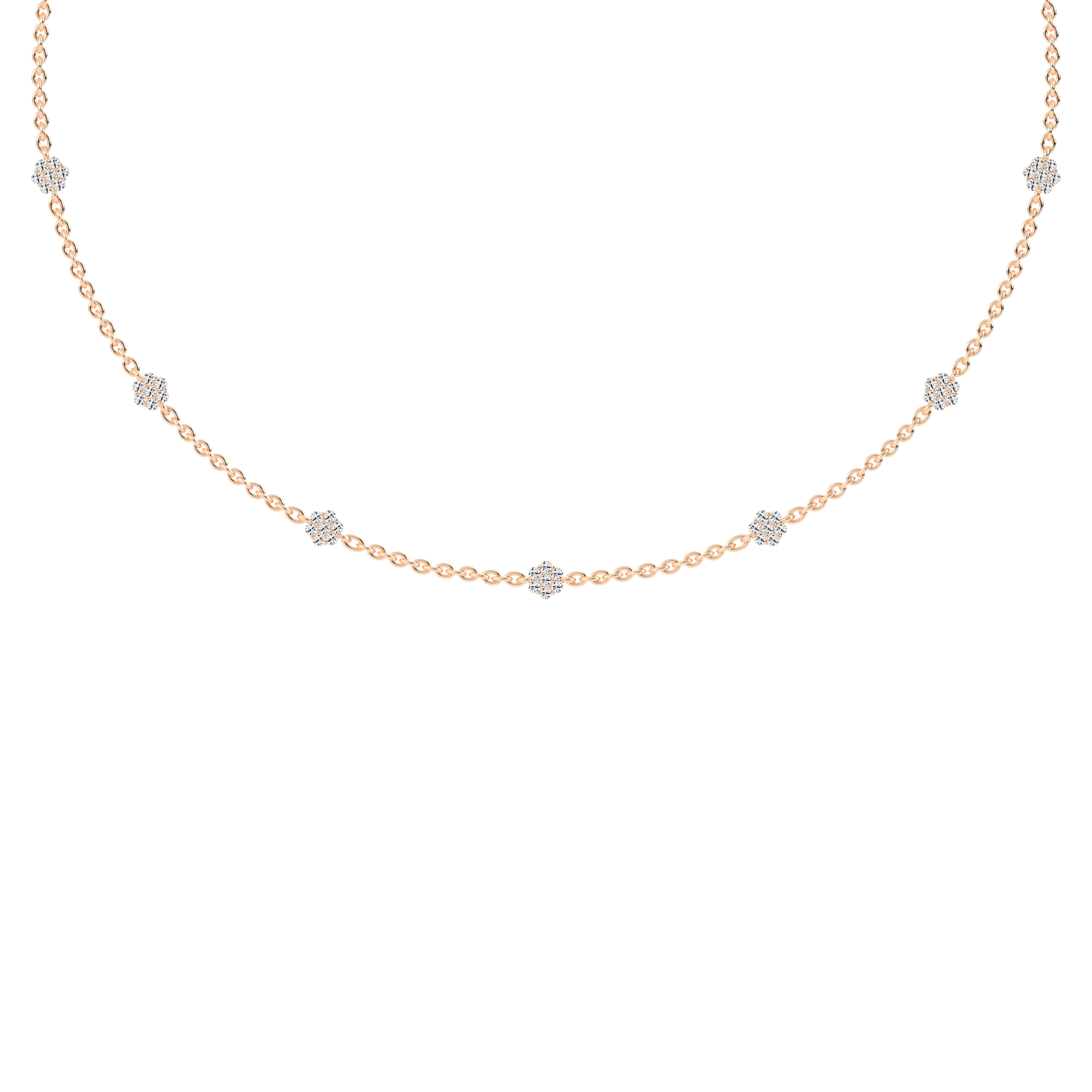 Timeless grace diamond Gold necklace
