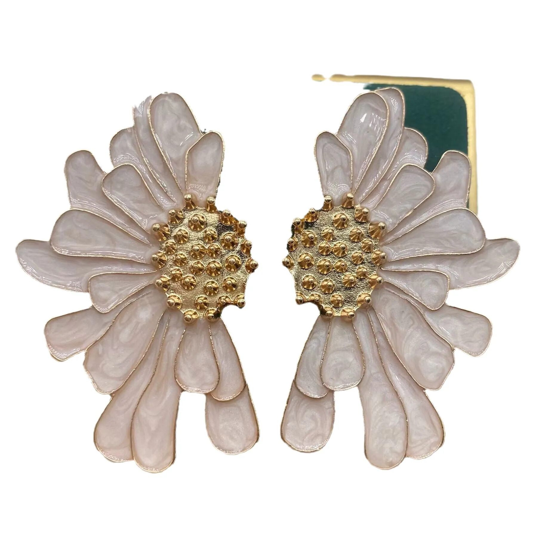 Timeless Petal Handcrafted Studs