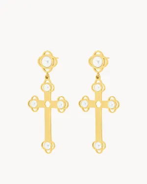 Timeless Salib Earrings, Gold