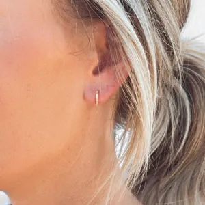 Tiny Simple Hoop Earrings
