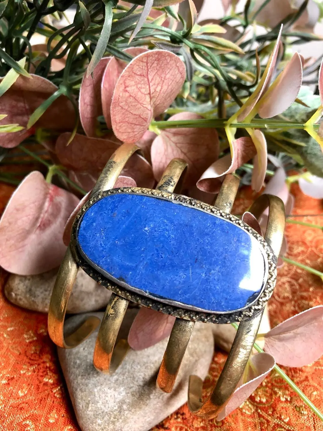 Tribal Claw Gemstone Bangle