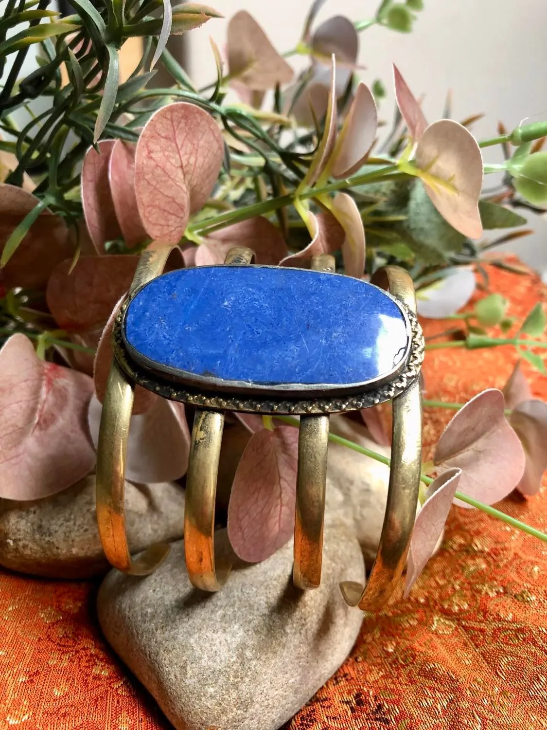 Tribal Claw Gemstone Bangle
