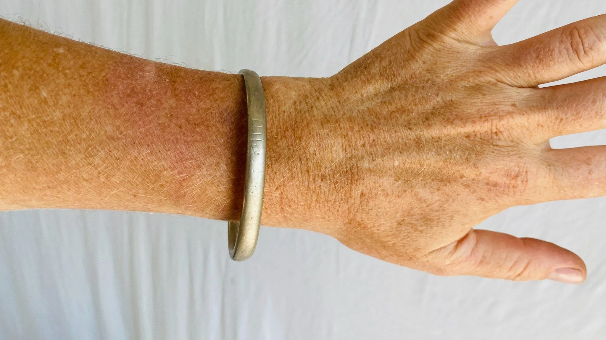 Vintage Kohistani Bangle. Alpaca. 0415
