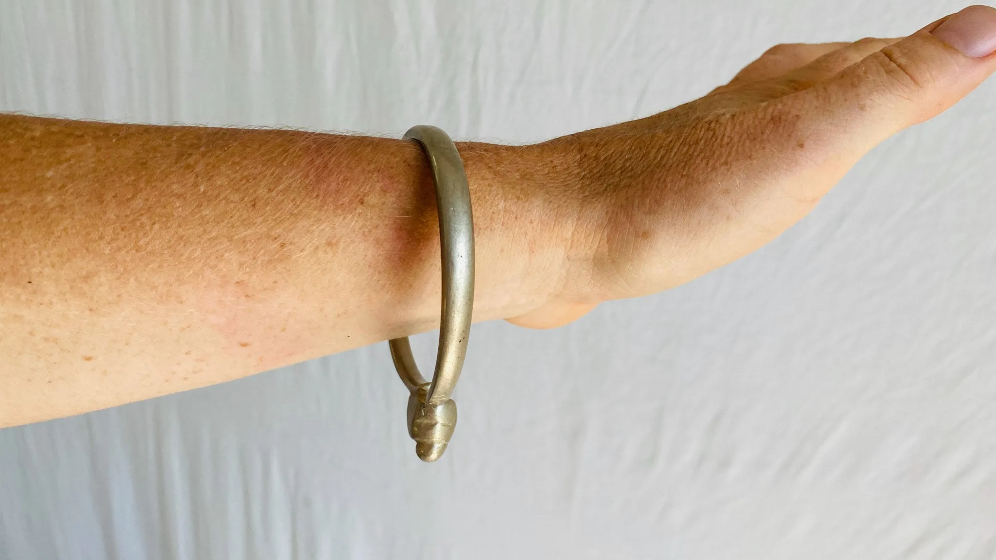 Vintage Kohistani Bangle. Alpaca. 0415