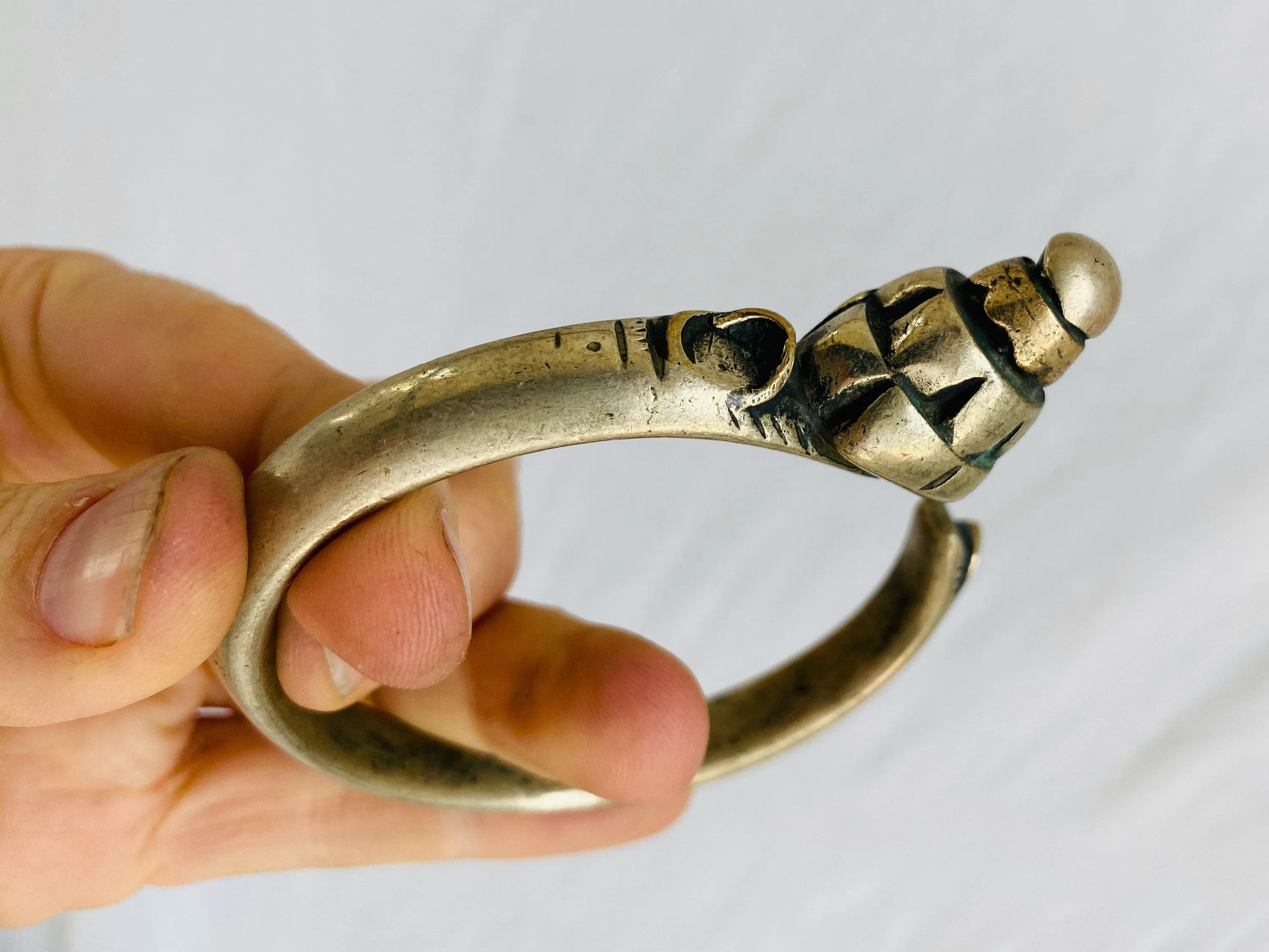 Vintage Kohistani Bangle. Alpaca