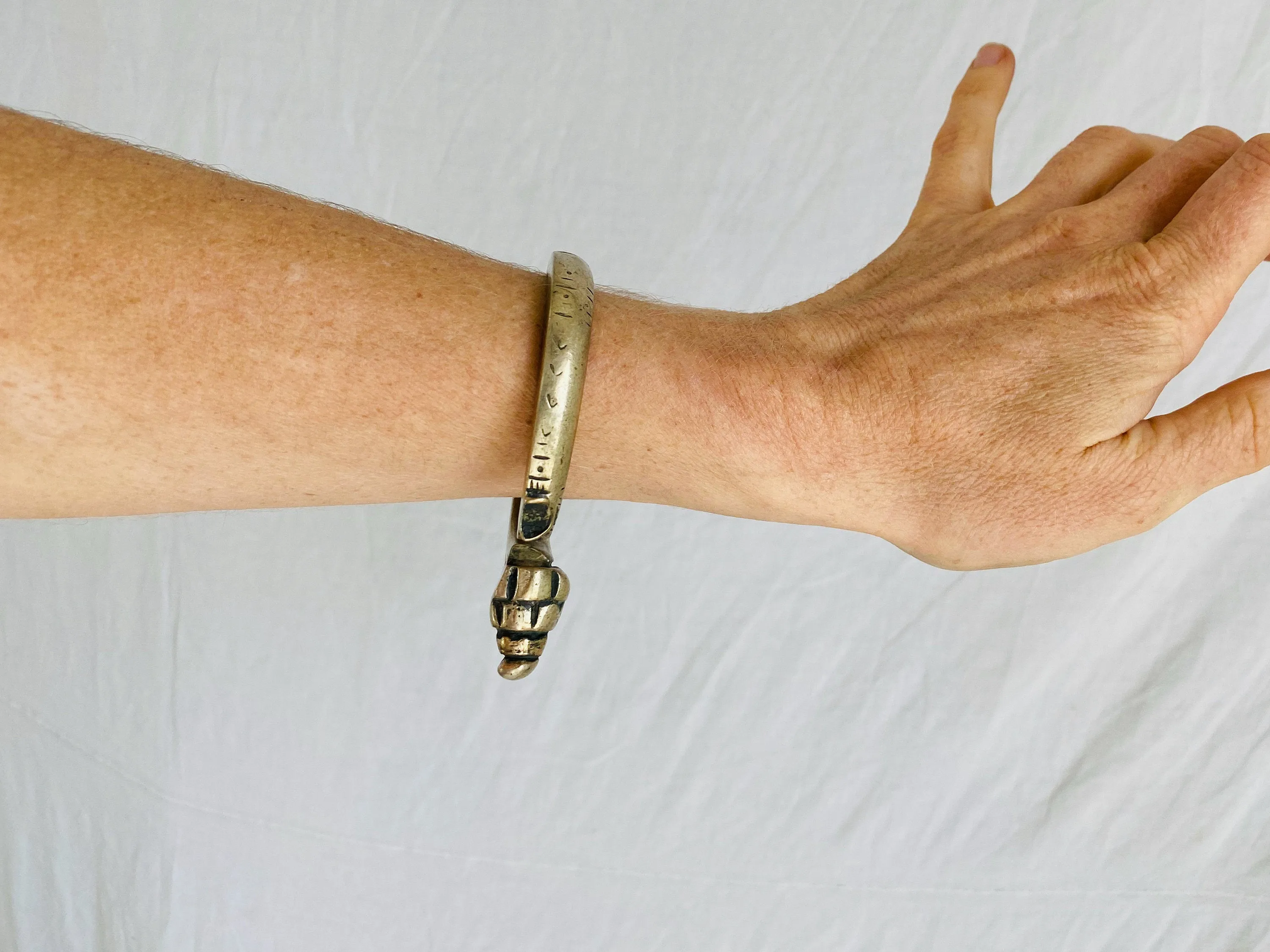 Vintage Kohistani Bangle. Alpaca