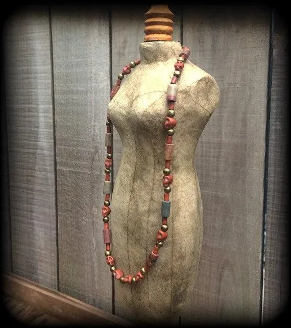 Voodoo necklace Skull necklace Loa necklace Gothic necklace Santeria necklace Halloween necklace Picture Jasper choker Papa Legba necklace