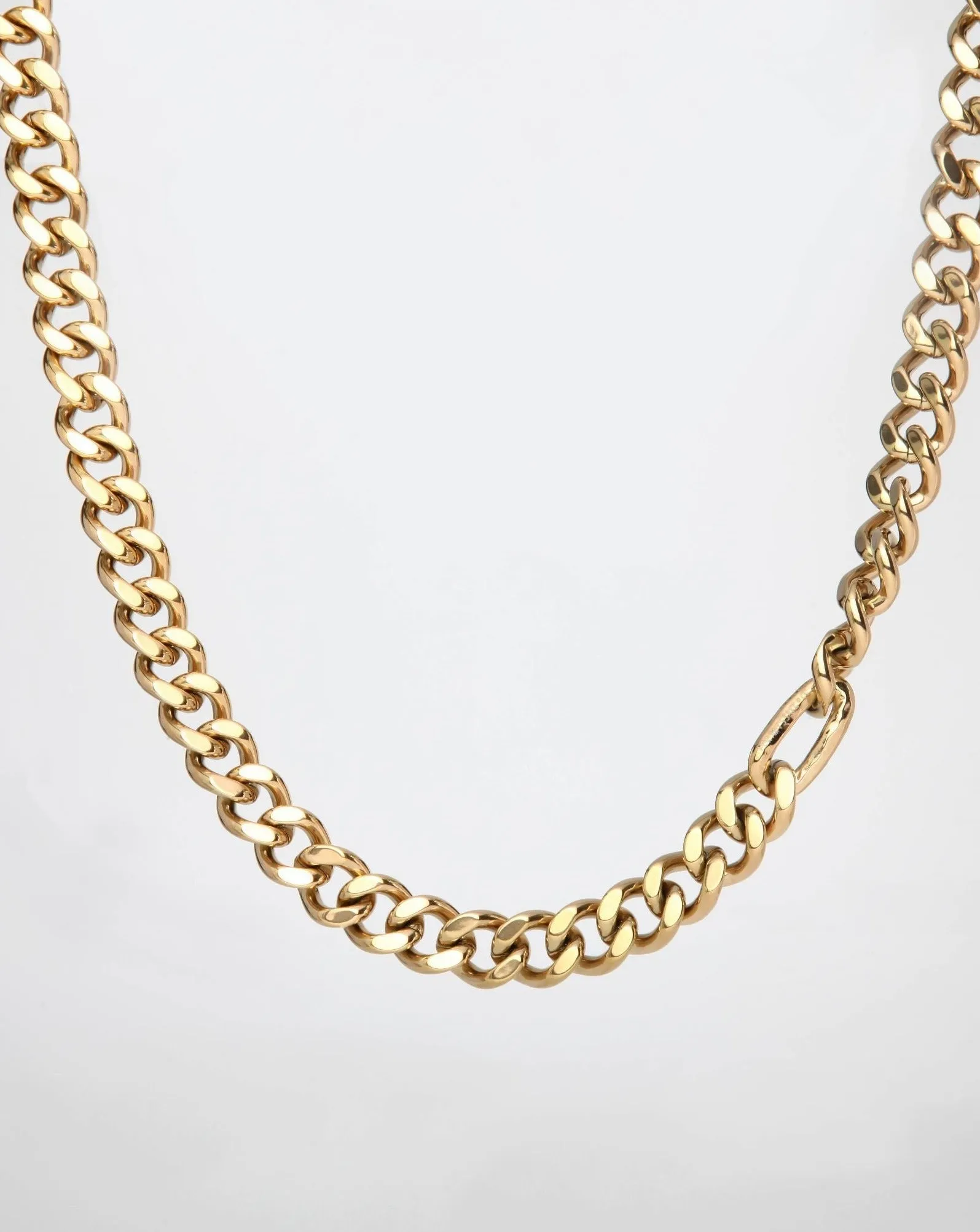 Wave Necklace Gold