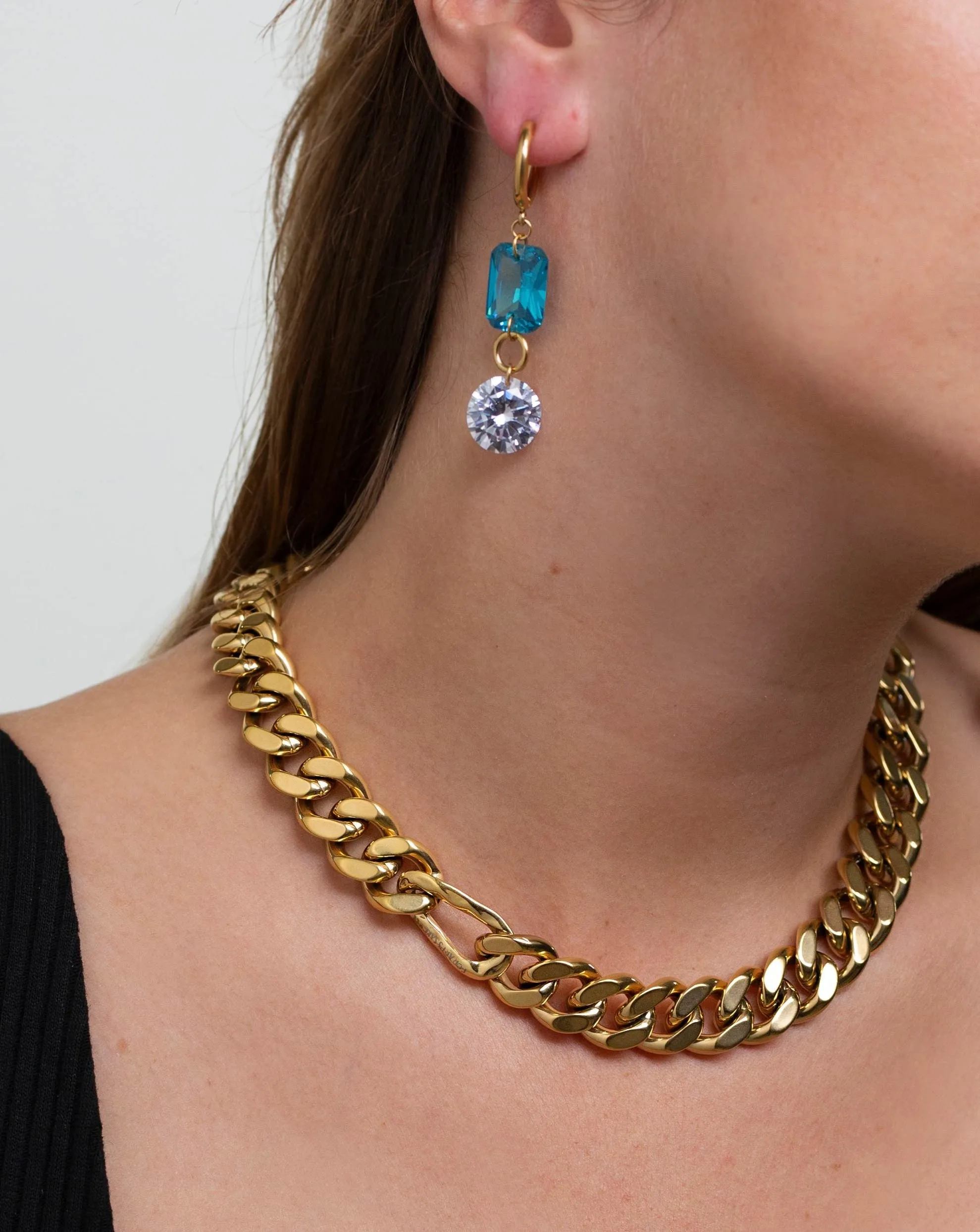 Wave Necklace Gold