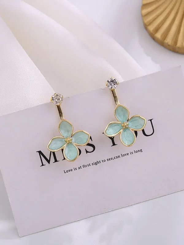 xakxx Simple Elegance Petal Earrings