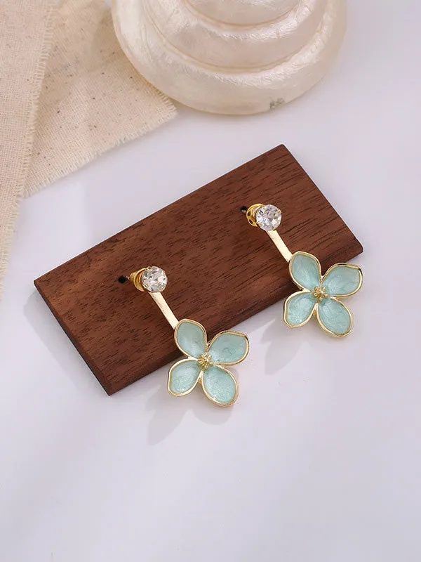 xakxx Simple Elegance Petal Earrings