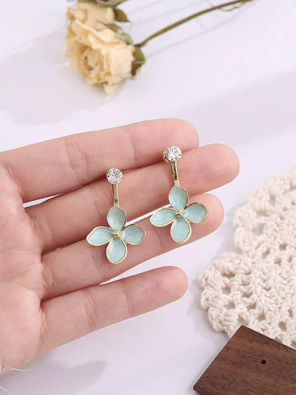 xakxx Simple Elegance Petal Earrings