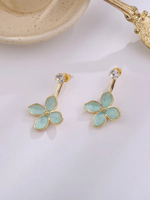 xakxx Simple Elegance Petal Earrings