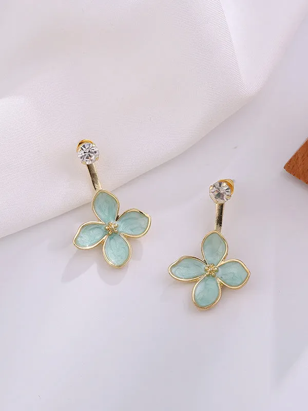 xakxx Simple Elegance Petal Earrings