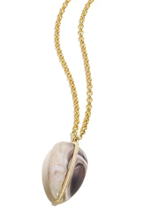 XL Diamond Pebble Necklace